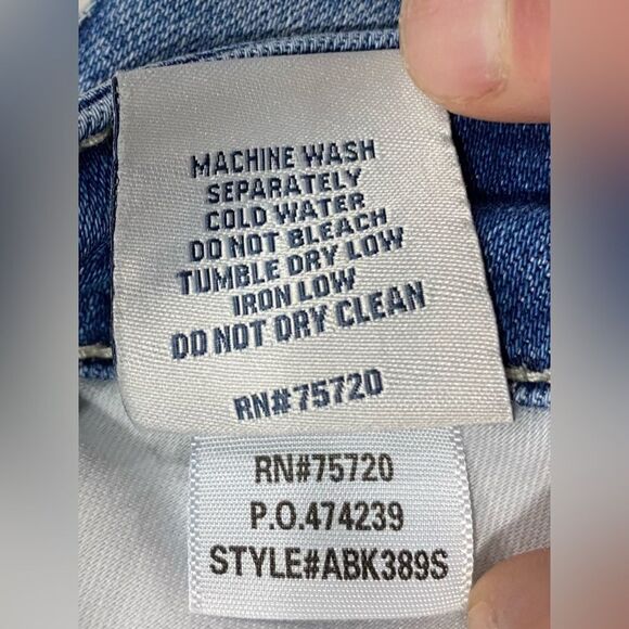 BKE Payton Mid Rise Flare Distressed Stretch Jeans Size 27x29.5 Women’s EUC - Picture 3 of 10